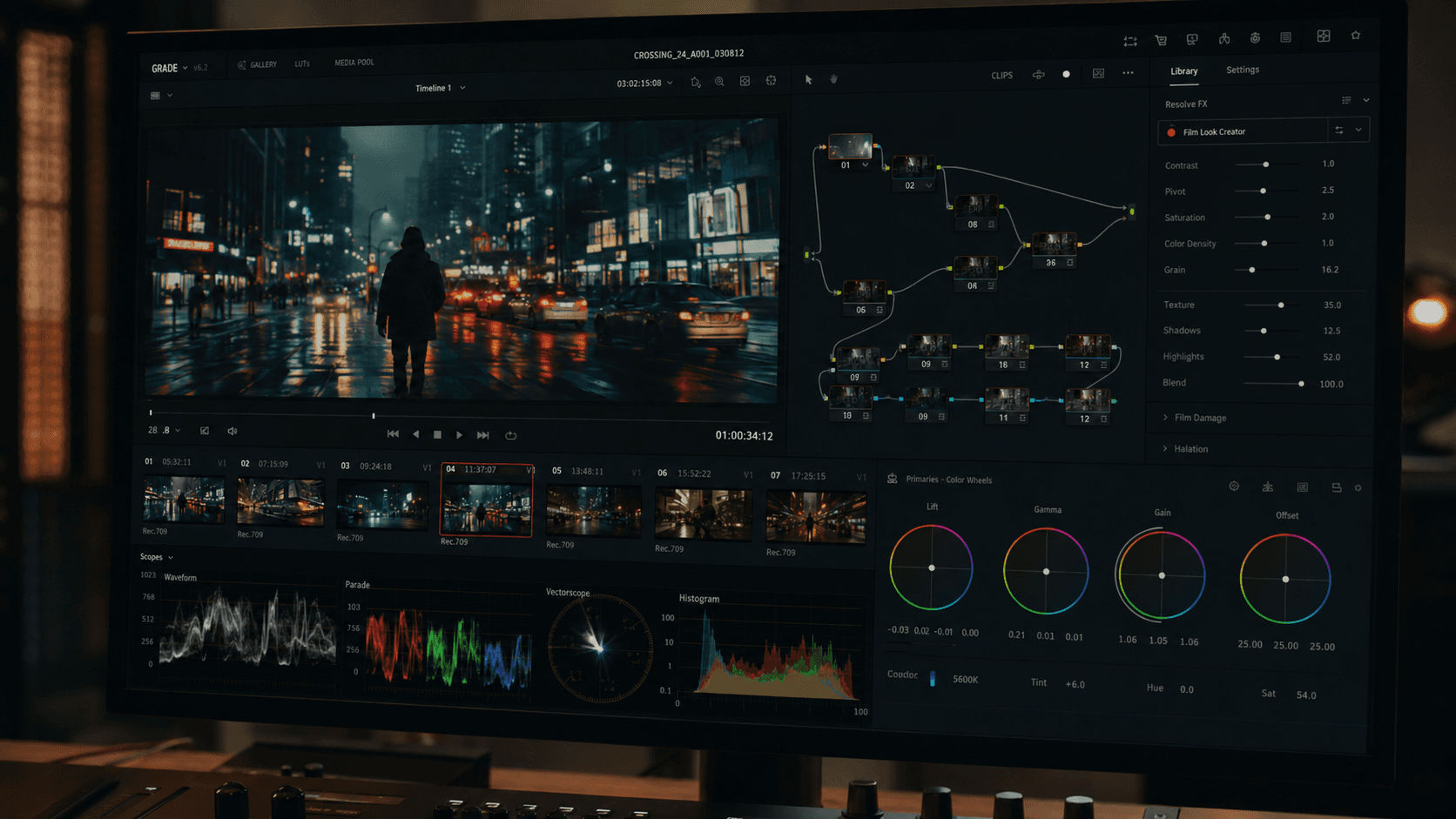 DaVinci Resolve — color grading y postproducción VPS